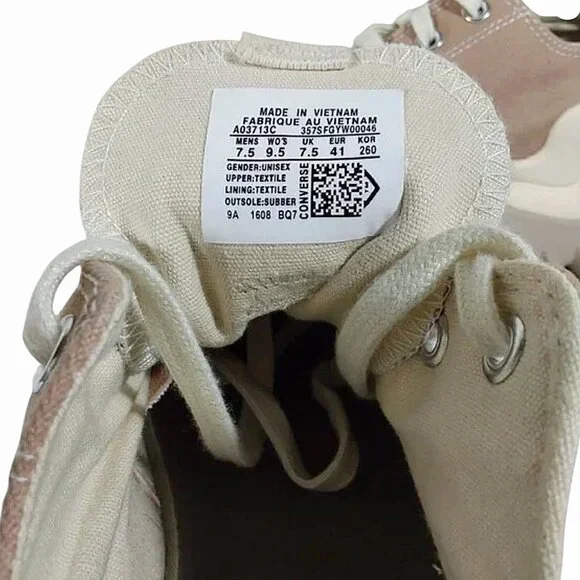 Converse Run Star Motion Chunky Platform Sneakers Canvas Lowtop Pink 9.5W/7.5M - Picture 13 of 13